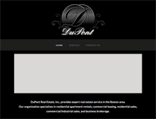 Tablet Screenshot of dupontrealty.com